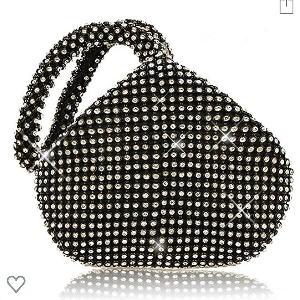 Triangle Rhinestones Evening Clutch Bag Party